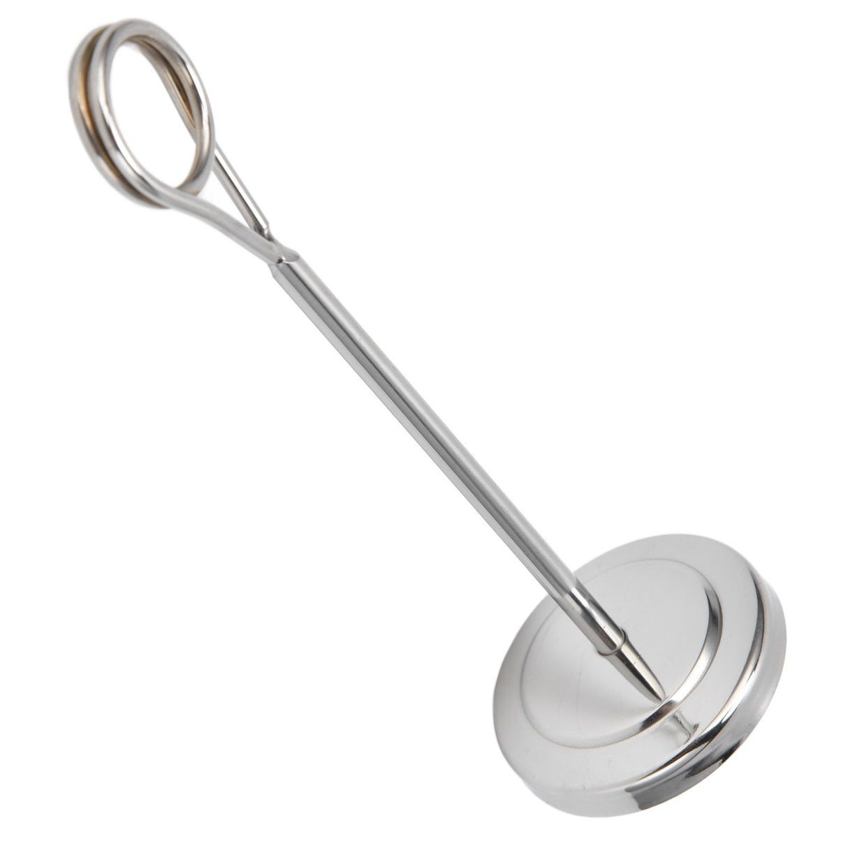 Table Number Holder Stainless Steel Round Shaped Stable Picture Holder Stand for Hotel Restaurant Home