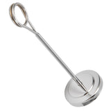 Table Number Holder Stainless Steel Round Shaped Stable Picture Holder Stand for Hotel Restaurant Home - Extra Image