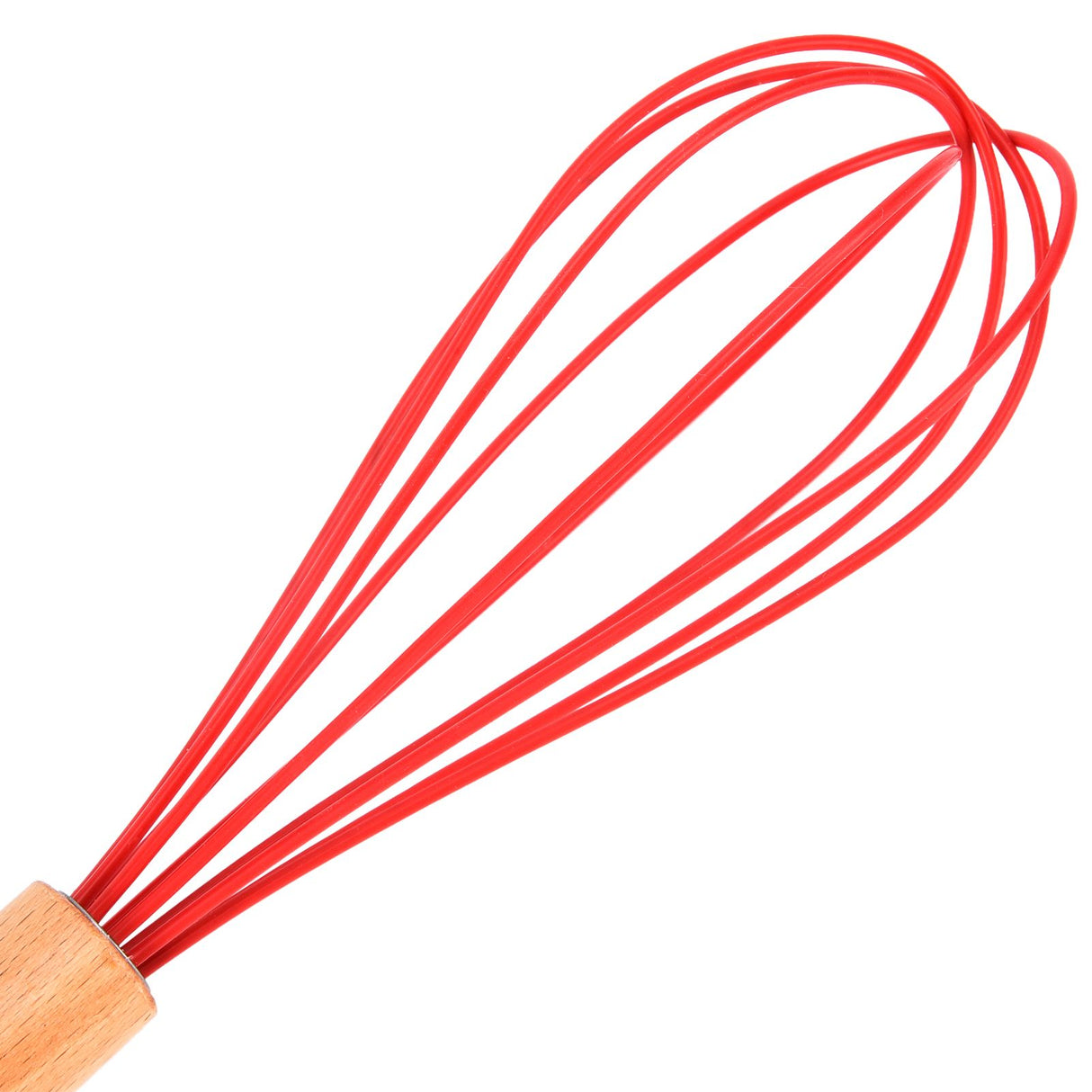 13Pcs Silicone Cooking Utensils Set Non Stick Spatula Shovel Wooden Handle Cooking Tools Set Kitchen Supplies Red