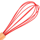 13Pcs Silicone Cooking Utensils Set Non Stick Spatula Shovel Wooden Handle Cooking Tools Set Kitchen Supplies Red - Extra Image