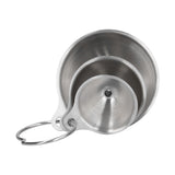 3Pcs Stainless Steel Funnel Filling Bottles Funnel Oil Leaking Separatory Funnel Integrated Liquid Dispenser with Circle