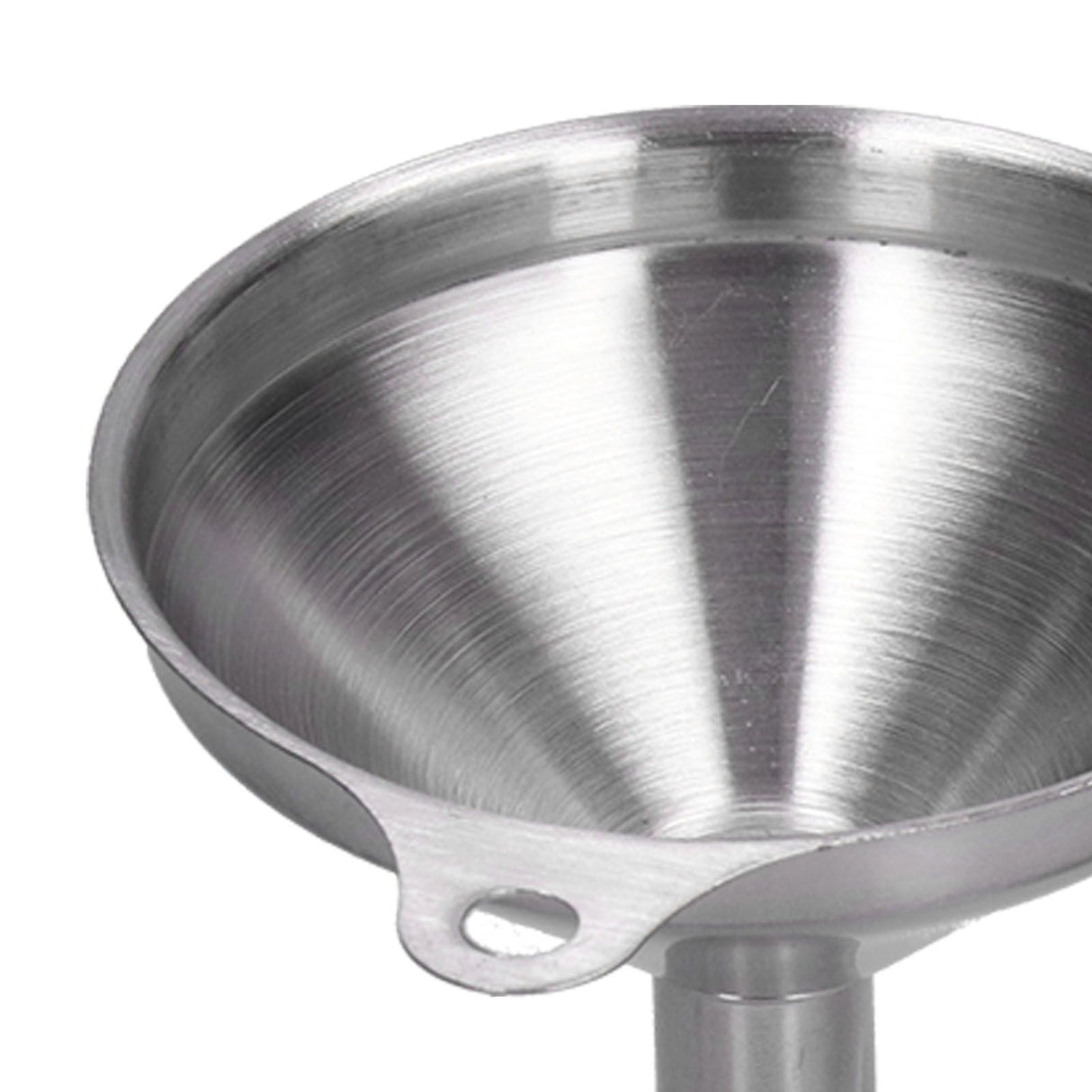 3Pcs Stainless Steel Funnel Filling Bottles Funnel Oil Leaking Separatory Funnel Integrated Liquid Dispenser with Circle