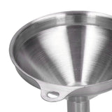 3Pcs Stainless Steel Funnel Filling Bottles Funnel Oil Leaking Separatory Funnel Integrated Liquid Dispenser with Circle - Extra Image