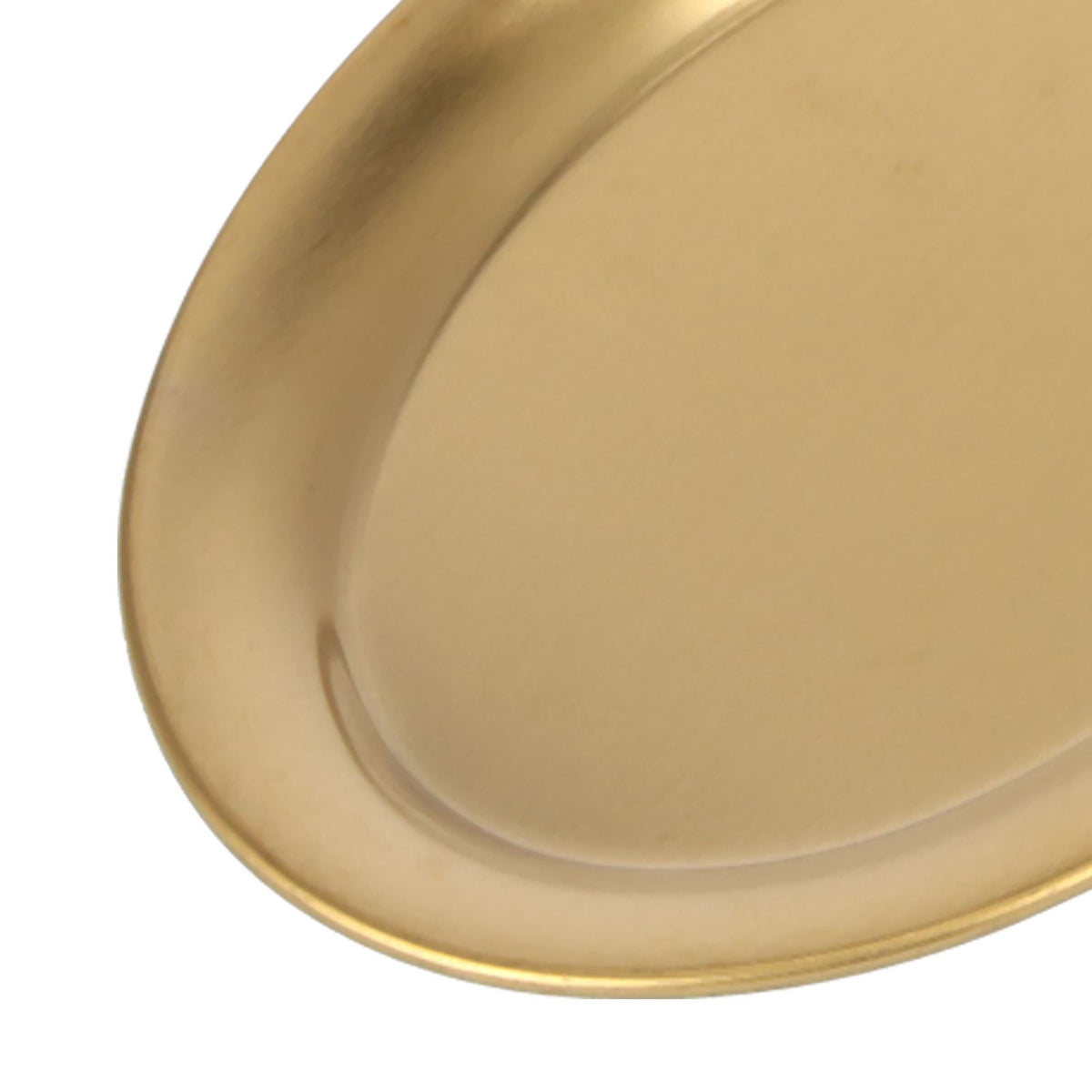 3pcs Stainless Steel Dessert Tray Mirror Polishing Process Snack Jewelry Display TrayGold