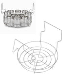 Stainless Steel Canning Rack Anti Rust Anti Scalding Foldable Contoured Steel Handles Rack