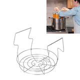 Stainless Steel Canning Rack Anti Rust Anti Scalding Foldable Contoured Steel Handles Rack