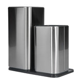 2 in 1 Knife Holder with Cutting Board Organizer Stainless Steel Kitchen Storage Accessory