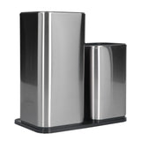 2 in 1 Knife Holder with Cutting Board Organizer Stainless Steel Kitchen Storage Accessory