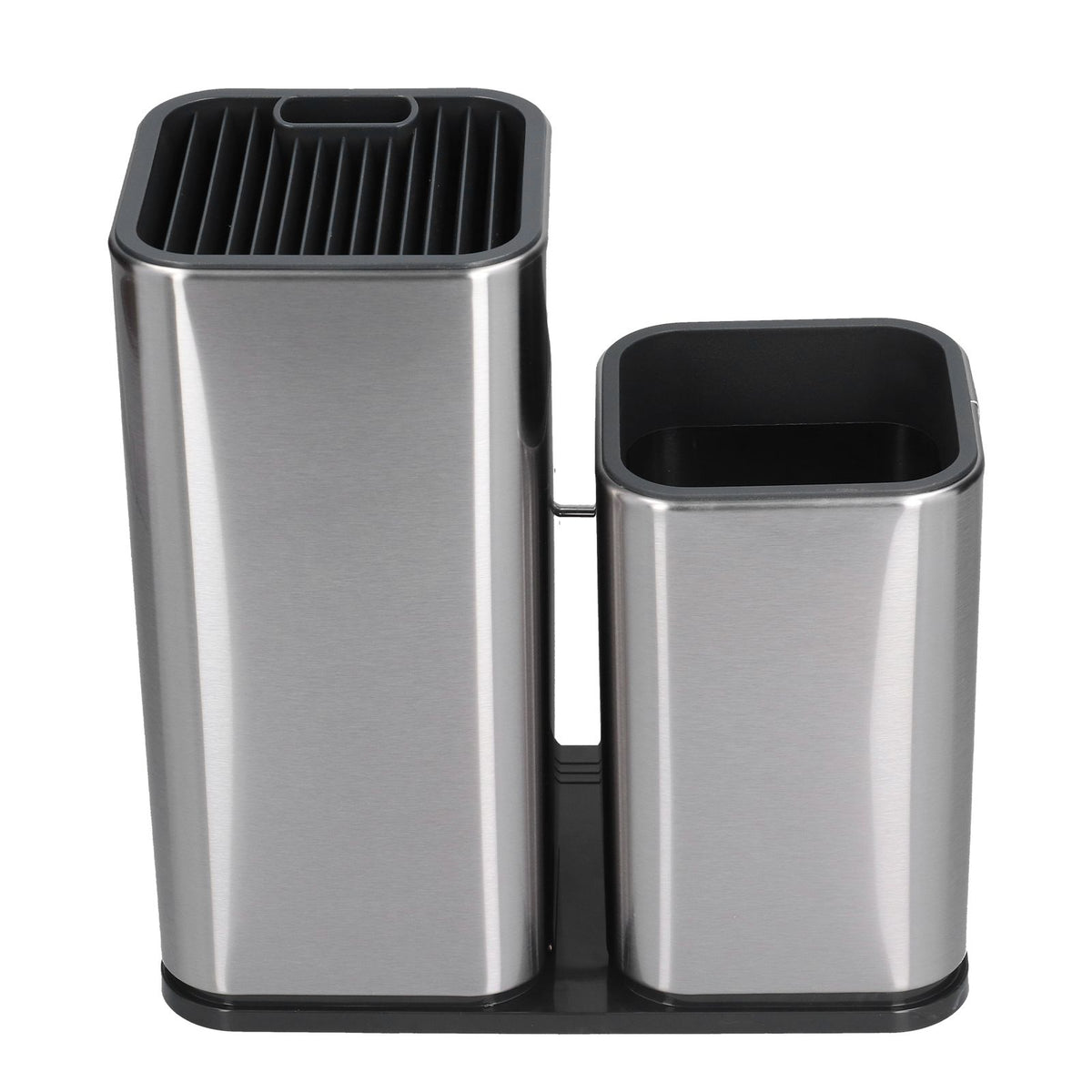 2 in 1 Knife Holder with Cutting Board Organizer Stainless Steel Kitchen Storage Accessory