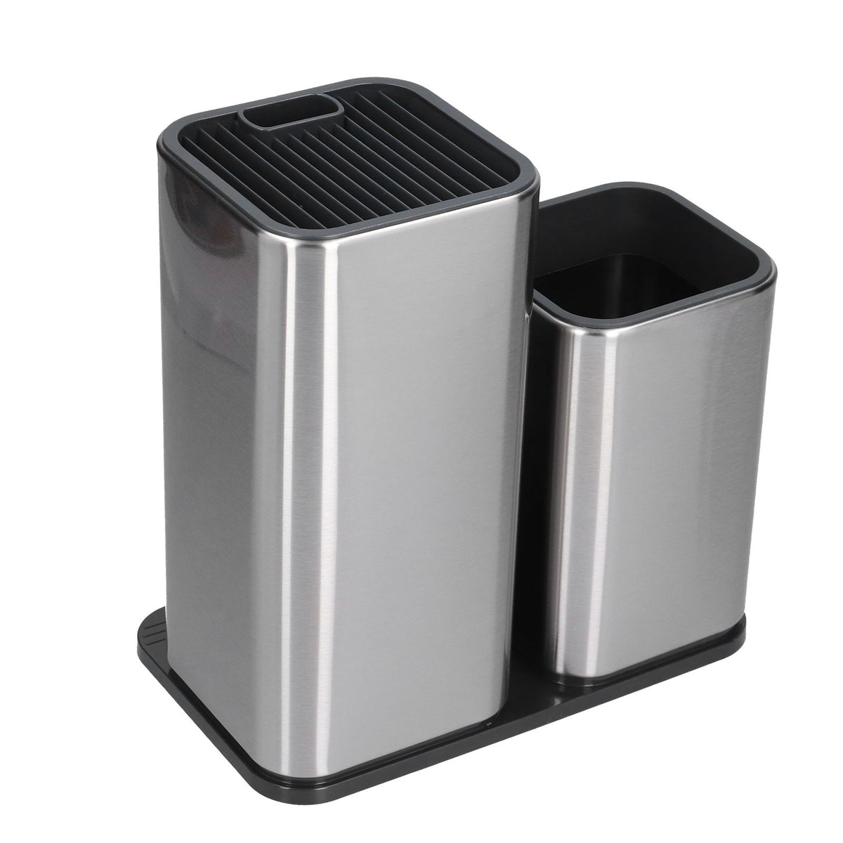 2 in 1 Knife Holder with Cutting Board Organizer Stainless Steel Kitchen Storage Accessory