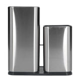 2 in 1 Knife Holder with Cutting Board Organizer Stainless Steel Kitchen Storage Accessory