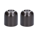 2Pcs Bevel Ceramic Coffee Cup 100ml Thickened Hand Made Coffee Mug for Home Office RestaurantMatte Black