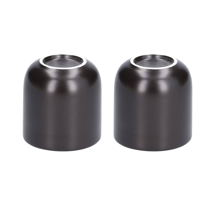 2Pcs Bevel Ceramic Coffee Cup 100ml Thickened Hand Made Coffee Mug for Home Office RestaurantMatte Black
