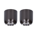 2Pcs Bevel Ceramic Coffee Cup 100ml Thickened Hand Made Coffee Mug for Home Office RestaurantMatte Black - Extra Image