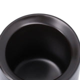 2Pcs Bevel Ceramic Coffee Cup 100ml Thickened Hand Made Coffee Mug for Home Office RestaurantMatte Black - Extra Image