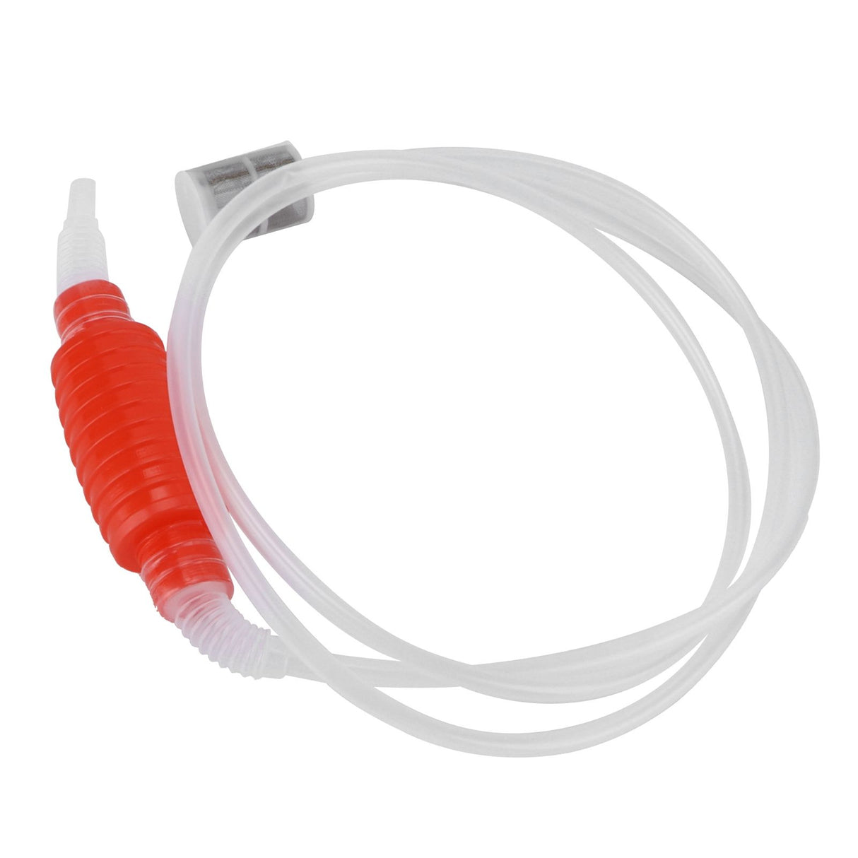 Homebrew Siphon Hose Manual Soft Plastic Syphon Tube Wine Beer Making Brewing Equipment ToolRed
