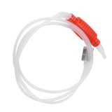 Homebrew Siphon Hose Manual Soft Plastic Syphon Tube Wine Beer Making Brewing Equipment ToolRed - 45-Degree Angle