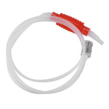 Homebrew Siphon Hose Manual Soft Plastic Syphon Tube Wine Beer Making Brewing Equipment ToolRed - Low Angle