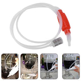 Homebrew Siphon Hose Manual Soft Plastic Syphon Tube Wine Beer Making Brewing Equipment ToolRed