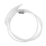 Homebrew Siphon Hose Manual Soft Plastic Syphon Tube Wine Beer Making Brewing Equipment ToolWhite - Close-Up Angle