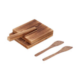 Tortilla Press Wood Multifunction Nonslip Wooden Handle Fine Workmanship Dough Pressing Tool - Top-Down View