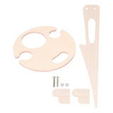 Wine Table Environmental Friendly Wooden Products Round Shape Collapsible Outdoor Wine Table