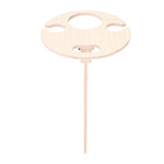 Wine Table Environmental Friendly Wooden Products Round Shape Collapsible Outdoor Wine Table