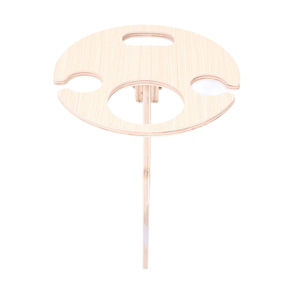 Wine Table Environmental Friendly Wooden Products Round Shape Collapsible Outdoor Wine Table
