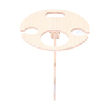 Wine Table Environmental Friendly Wooden Products Round Shape Collapsible Outdoor Wine Table