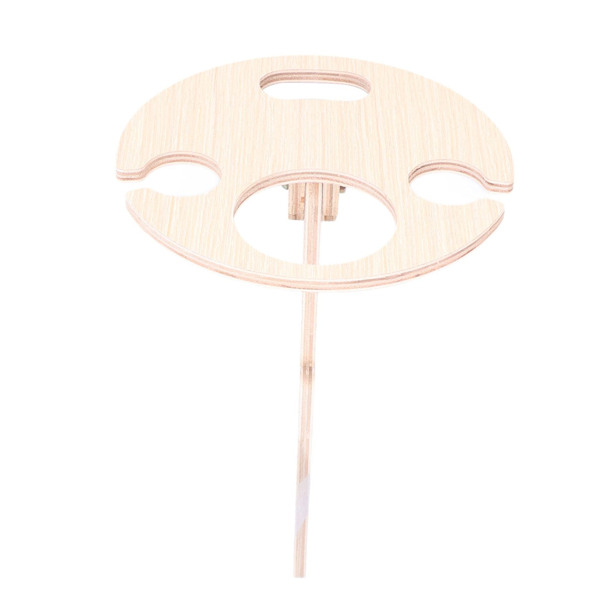 Wine Table Environmental Friendly Wooden Products Round Shape Collapsible Outdoor Wine Table