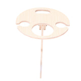 Wine Table Environmental Friendly Wooden Products Round Shape Collapsible Outdoor Wine Table - Extra Image