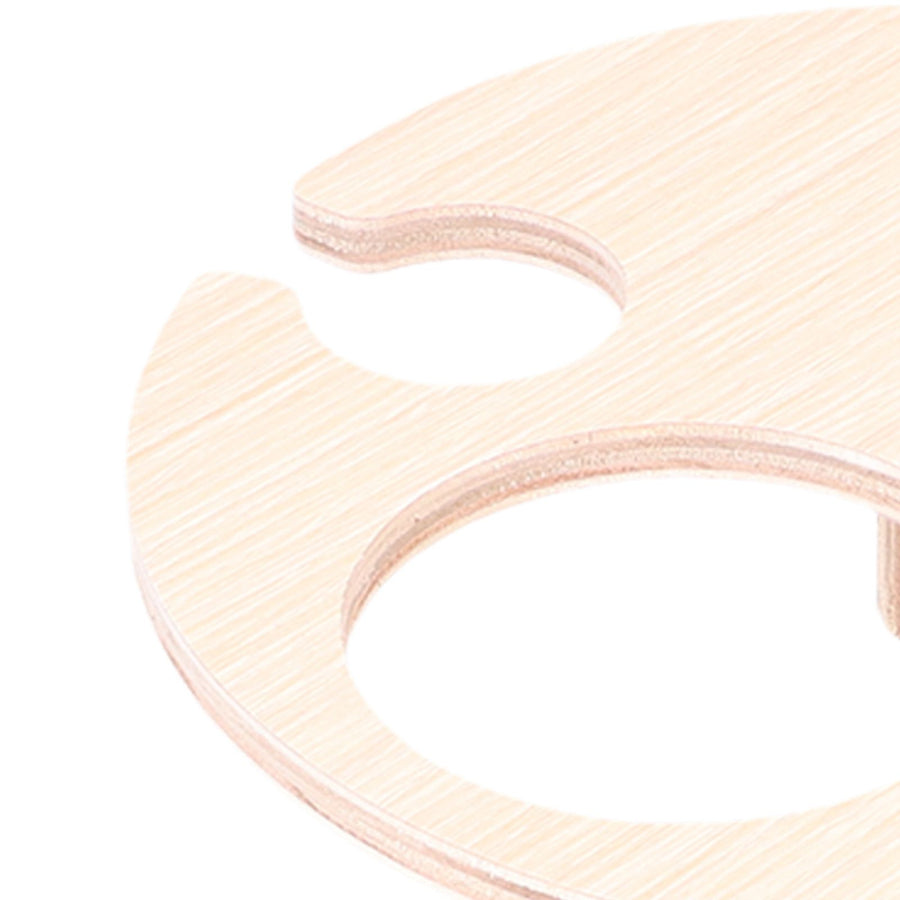 Wine Table Environmental Friendly Wooden Products Round Shape Collapsible Outdoor Wine Table