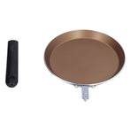6in Frying Pan Flat Bottomed Pancake Pan Medical Stone Nonstick Frying Pan for Kitchen Induction Cooker