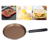 6in Frying Pan Flat Bottomed Pancake Pan Medical Stone Nonstick Frying Pan for Kitchen Induction Cooker