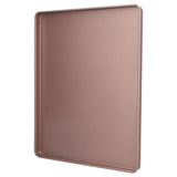 Multifunctional Baking Pan Rose Gold Non Stick Pizza Bread Bakeware Carbon Steel Rectangle Baking Tray - Side View