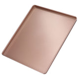 Multifunctional Baking Pan Rose Gold Non Stick Pizza Bread Bakeware Carbon Steel Rectangle Baking Tray