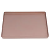 Multifunctional Baking Pan Rose Gold Non Stick Pizza Bread Bakeware Carbon Steel Rectangle Baking Tray