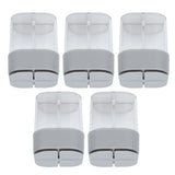5pcs 4 in 1 Spice Container Seasoning Spice Shaker with Sealed Lid for Home Restaurant Kitchen