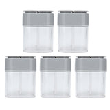 5pcs 4 in 1 Spice Container Seasoning Spice Shaker with Sealed Lid for Home Restaurant Kitchen