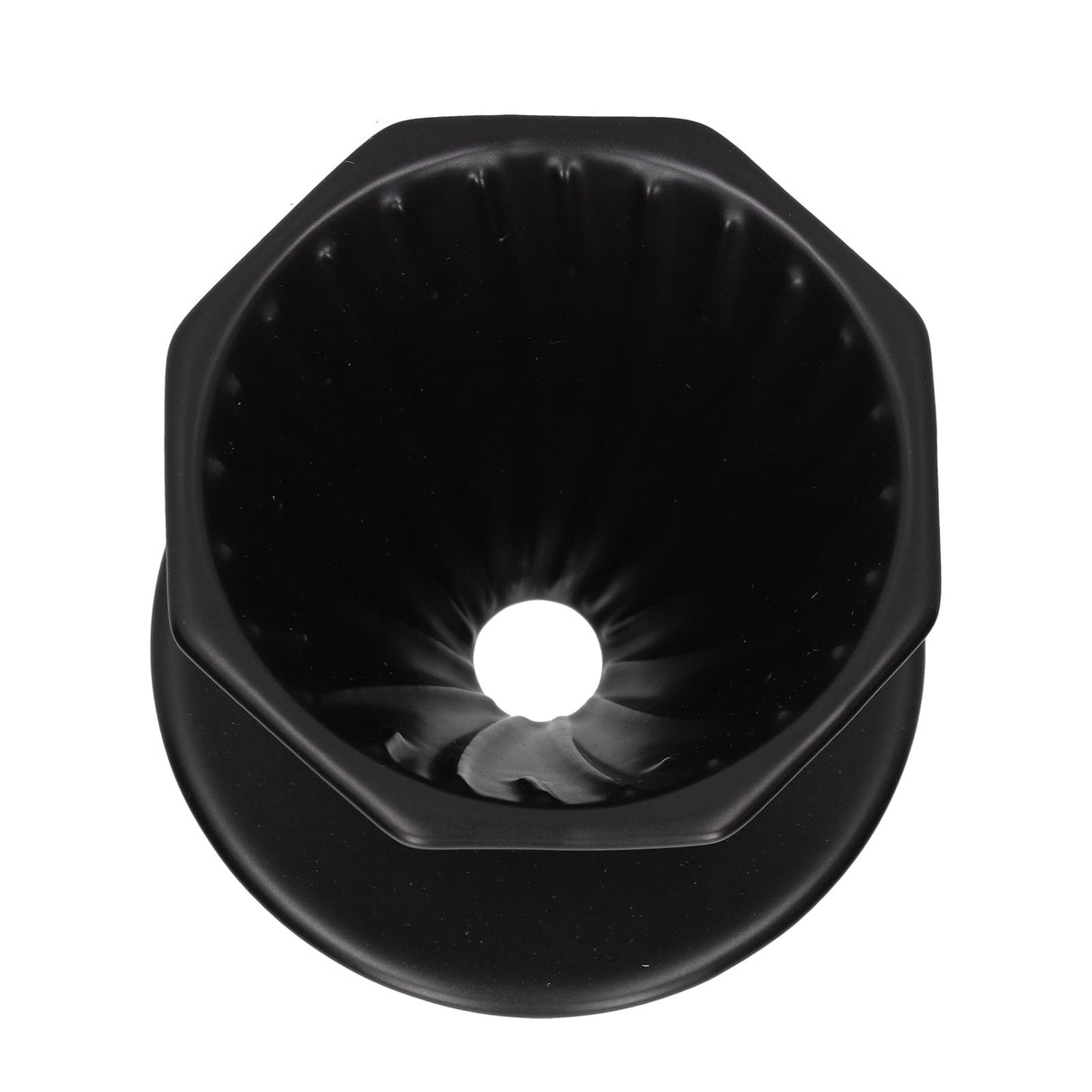 Coffee Dripper Ceramic Convenient Reliable Exquisite Portable Size Simple Design Pour Over Coffee DripperBlack