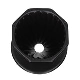 Coffee Dripper Ceramic Convenient Reliable Exquisite Portable Size Simple Design Pour Over Coffee DripperBlack