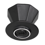 Coffee Dripper Ceramic Convenient Reliable Exquisite Portable Size Simple Design Pour Over Coffee DripperBlack - 45-Degree Angle