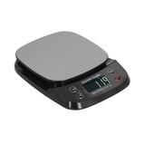 Kitchen Digital Scale Household Stainless Steel Rechargeable Baking Scale for Weighing Food Black5kg/0.1g