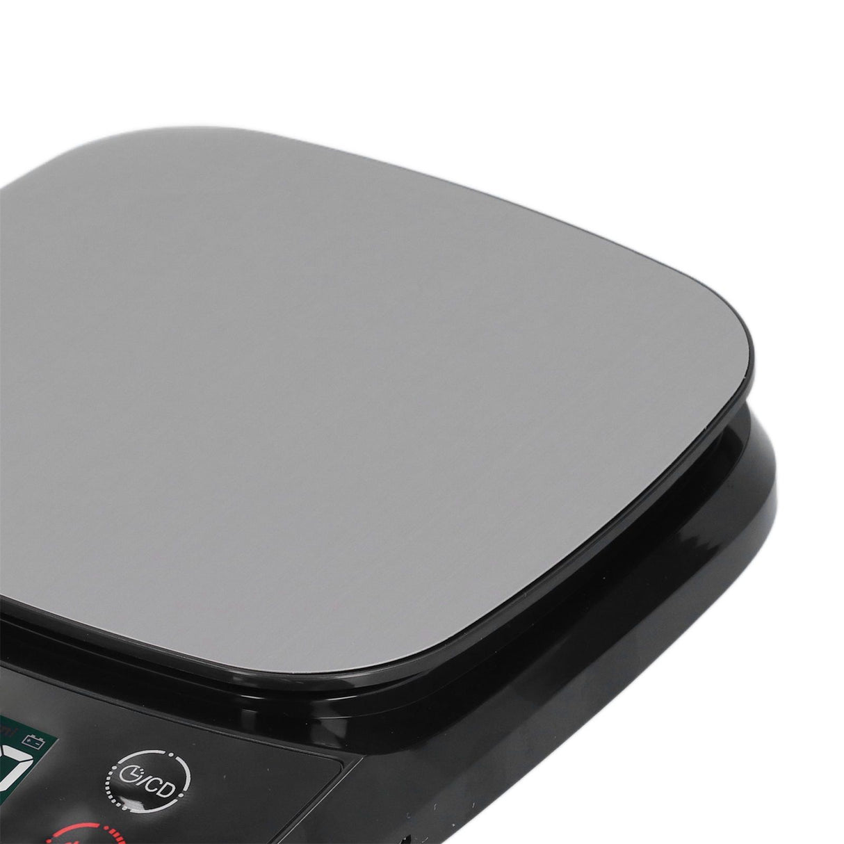Kitchen Digital Scale Household Stainless Steel Rechargeable Baking Scale for Weighing Food Black5kg/0.1g
