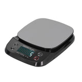 Kitchen Digital Scale Household Stainless Steel Rechargeable Baking Scale for Weighing Food Black10kg/1g