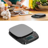 Kitchen Digital Scale Household Stainless Steel Rechargeable Baking Scale for Weighing Food Black10kg/1g - Extra Image