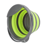 Collapsible Bucket 5L Large Capacity Multifunctional Nontoxic Ordorless Eco Friendly Folding Bucket - Rear View