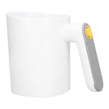 Flour Sieve 2 Using Modes Handheld Electric Cup Shape White Powder Sieve for Home Baking Flour Icing Sugar - Front View