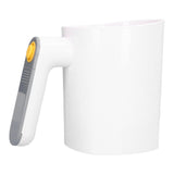 Flour Sieve 2 Using Modes Handheld Electric Cup Shape White Powder Sieve for Home Baking Flour Icing Sugar - Side View