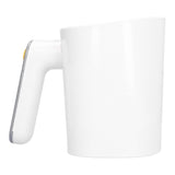 Flour Sieve 2 Using Modes Handheld Electric Cup Shape White Powder Sieve for Home Baking Flour Icing Sugar - Close-Up Angle